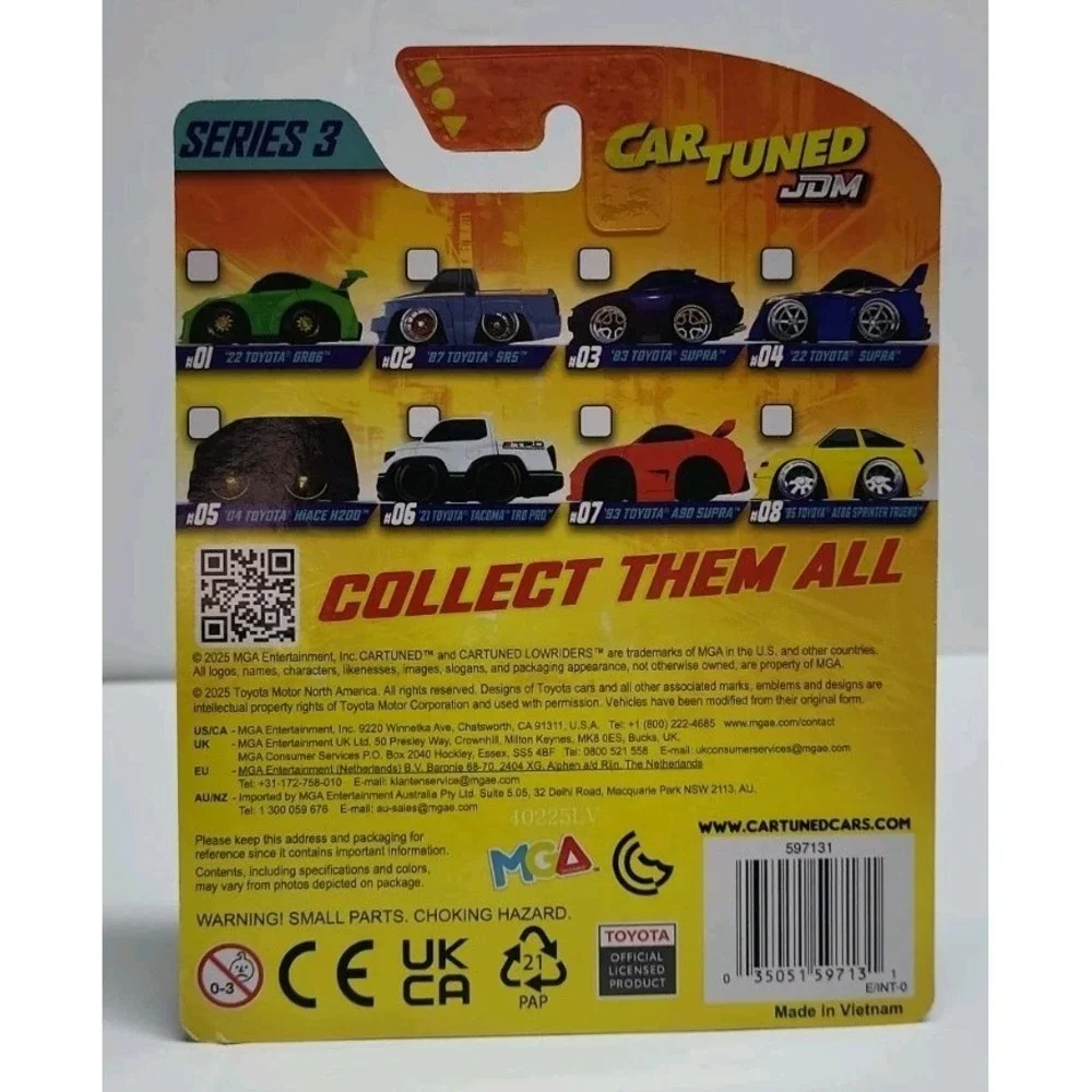 Car Tuned‎ JDM Series 3 '22 Toyota Supra – 1:64 Diecast Collectible New & Sealed